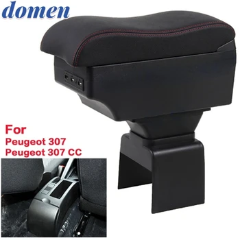 Už Peugeot 307 porankiu langelį Peugeot 307 CC automobilio sėdynėje lauke Papildomų saugojimo dėžutė, USB teleskopinė Automobilio sėdynėje lauke modificatio