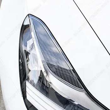 Už Tesla Model Y. 2019 M. 2020 M. 2021 M. 2022 M. 2023 ABS Blogio Antakiai Automobilių Žibintų Vokų Dangteliai Kūno Rinkiniai, Tiuningas, Aksesuarai, 3D Lipdukai
