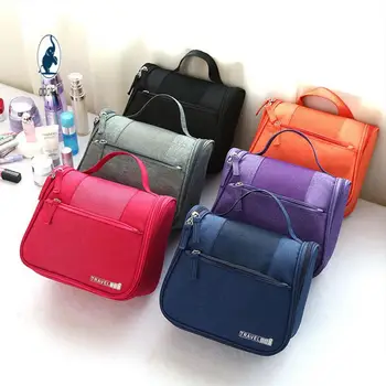 Vientisos Spalvos Kelionių Saugojimo Krepšys Šiuolaikinės Praktinės Saugojimo Krepšys Washbag Kosmetikos Maišą Paprastų Rankinių Mados Dizaino
