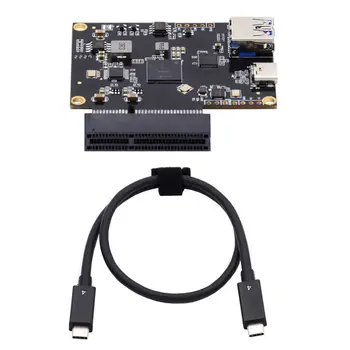 Xiwai USB4 C Tipo PCI-E X4 SSD Grafika Kortelės Keitiklio Kabelį USB4.0 40Gbps JHL7440 Lustų rinkinys