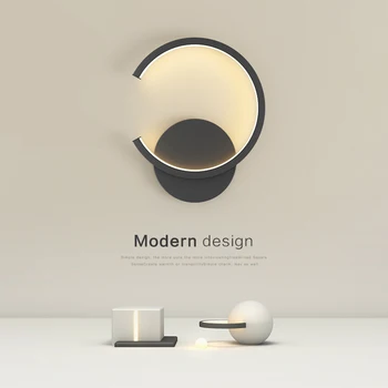 ZK50 Šiuolaikinių Skandinavijos Dizaino LED Sieninis Žibintas, Dekoratyvinis Apšvietimas, Sienos, Apšvietimas, Šviestuvas už Gyvenamasis Kambarys, Miegamasis ar Salė