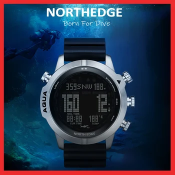 Šiaurės Krašto AQUA Smart Watch Vyrai Profesinius Diving100M Vandeniui Aukštyje Oro Slėgis Kompasas, Lauko Sporto Smartwatch Naujas