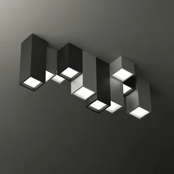 Šiuolaikinės Trumpas Akrilo Kūrybinės Geometrinis Derinys LED Lubų Šviesos Šviestuvas Namų Deco 
